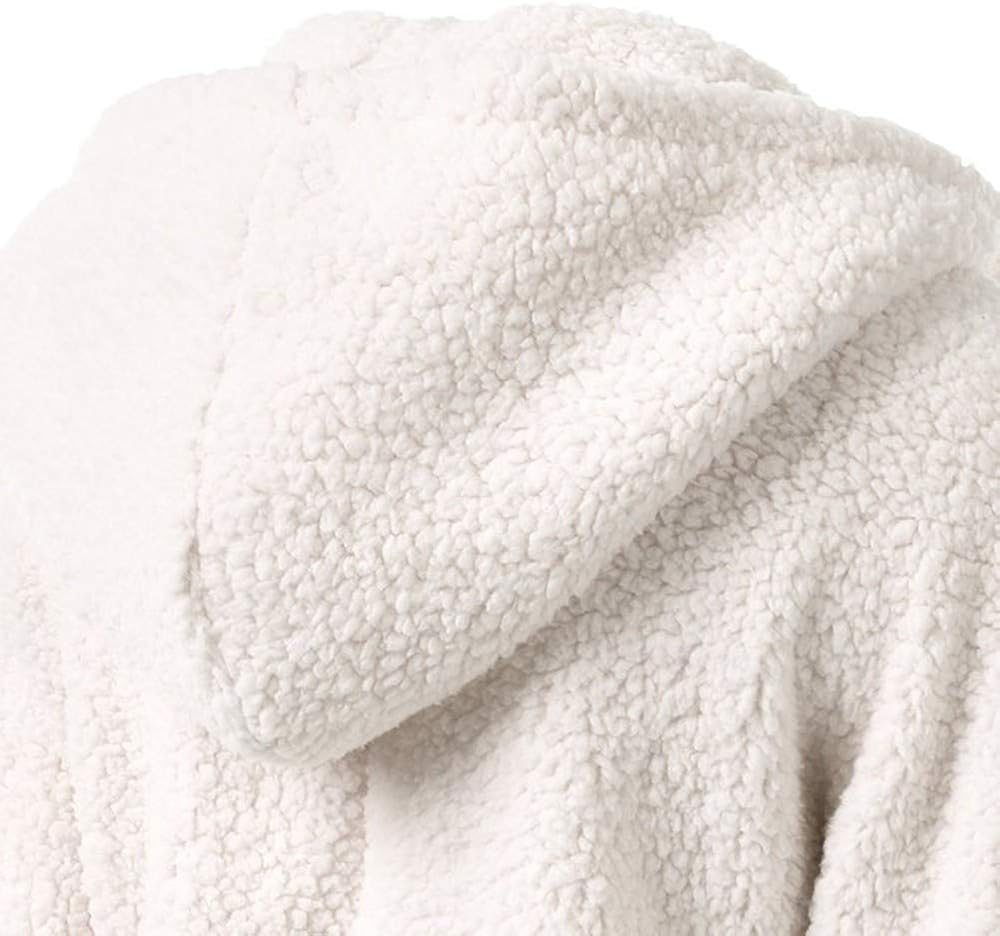 BODOAO Women's Winter Warm Faux Shearling Coat Casual Jacket Parka Outwear Overcoat at  Women's Coats Shop