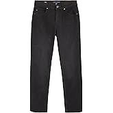 Tommy Hilfiger Boys 5-Pocket Stretch Slim Straight Leg Denim Jean, Zipper Fly & Button Closure