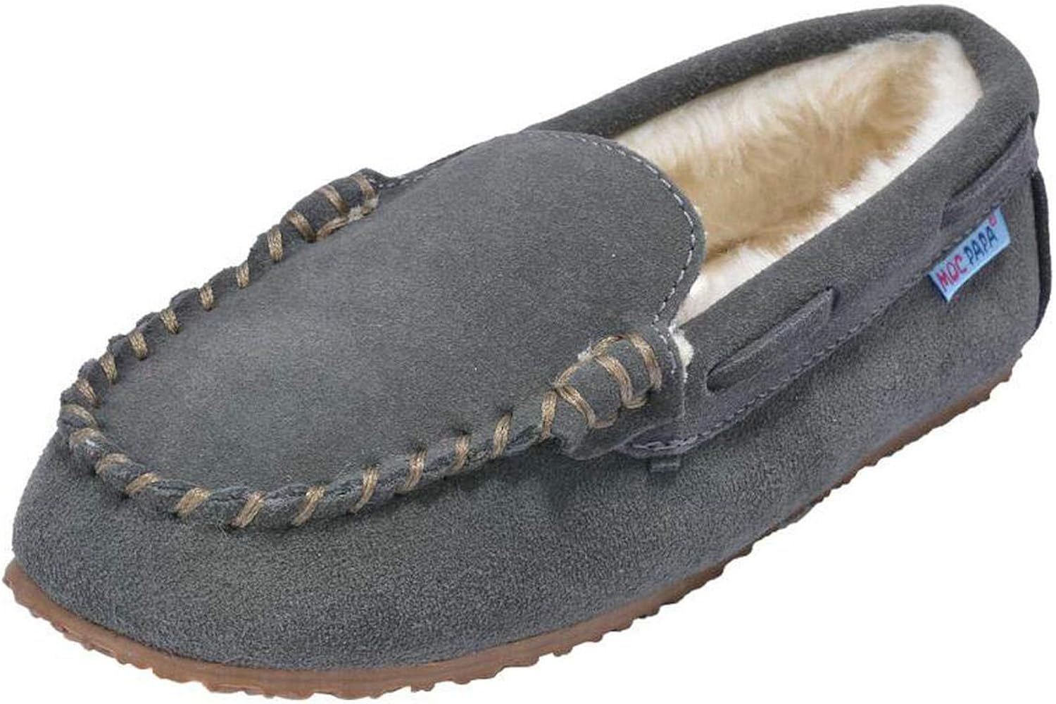 classic suede moccasin slippers