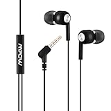 Mpow Auriculares con Cable y Micrófono In ear Estéreo 3.5mm, Control Remoto para Móvil, Reproductor MP3 Smartphones Huawei XiaoMi iPhone 6 6s 7