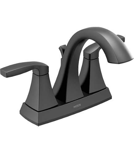 Amazon.com: Moen 6901BL Voss Two-Handle Centerset Bathroom Faucet