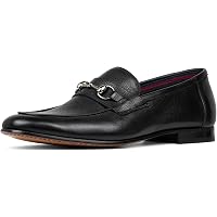 Donald Pliner Tyros Horsebit Loafers Mens Size 7.5 M Lug-Sole Black Leather Donald Pliner Textured Horsebit Loafer (Men) | Nordstromrack main image 4