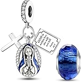 HappyStar 925 Sterling Silver Charms for Pandora Charms Bracelets and Necklaces Beads Charms Jewelry Mother's Day Gift for Women （With one Spacer Bead Charms