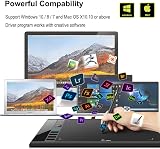 Ugee M708 Graphics Drawing Tablet V3 10x6 Inch 16384 Pen Pressure USB view 6