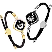 Amazon.com: TOTWOO Long Distance Touch Bracelets for Couples, Light up &  Vibration for Love Couples Bracelets