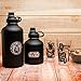 Zak! Designs Vacuum Insulated Growler with Star Wars Graphics, Convertible Screw-on Lid, Powder Coated Stainless Steel, Leak-proof Double Wall Construction for Hot & Cold Drinks, BPA-free, 64oz