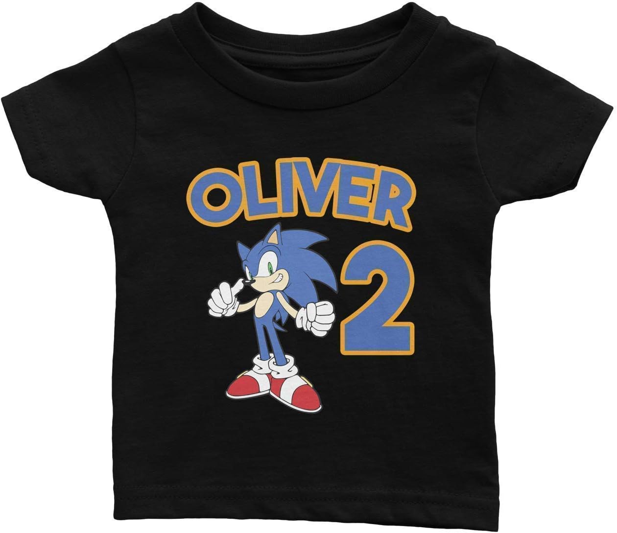 Personalize Sonic Birthday Shirt
