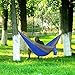 Touz Camping Travel Hammock, Lightweight Portable Parachute Hammock for Backpacking, Camping, Hiking, Travel, Beach, Yard - Holds 450 Lbs