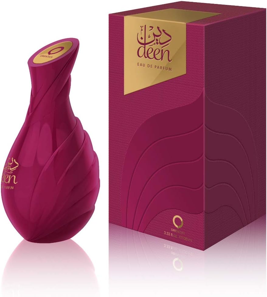 Orientica Deen Femme Eau de Parfum Spray 100ml, Red, 100 ml (Pack of 1)