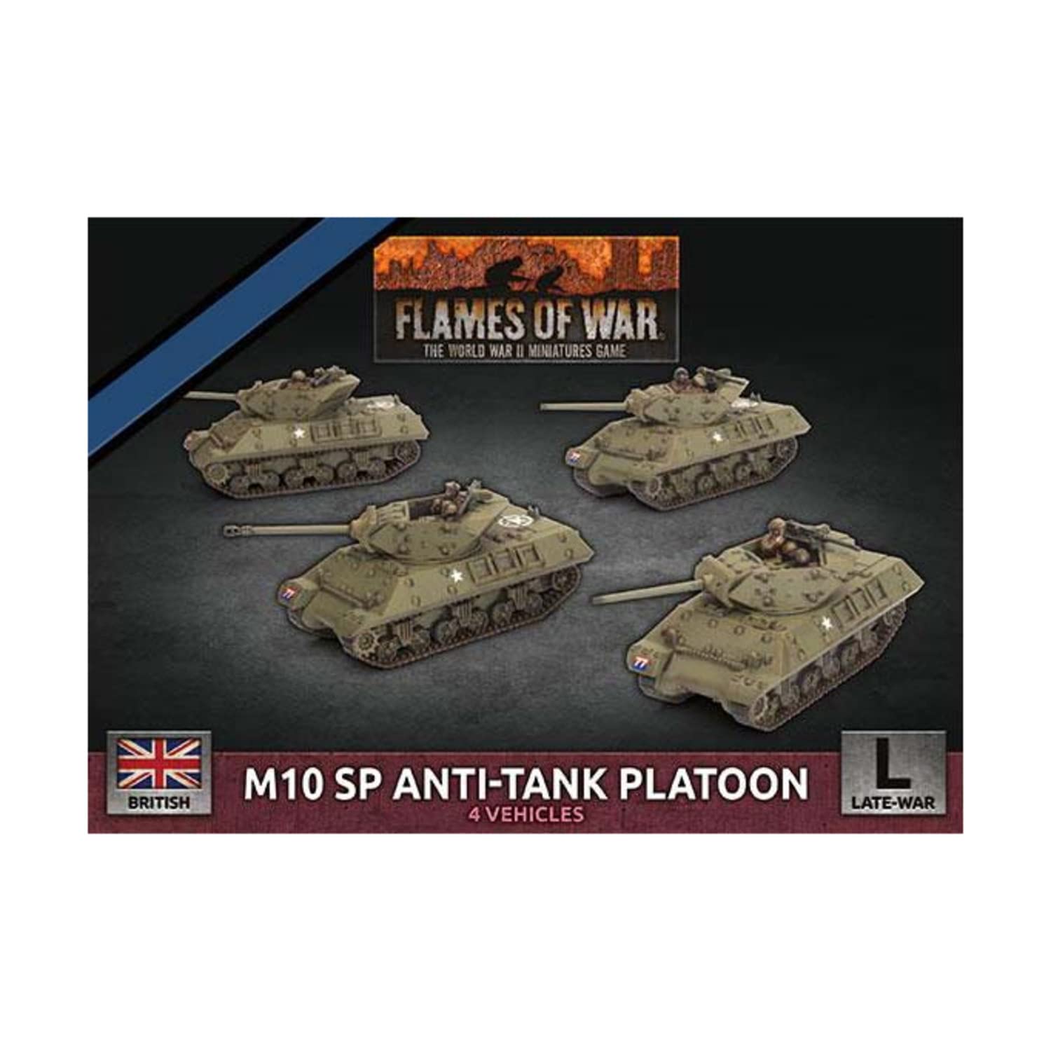 Flames of War M10 SP Anti-Tank Troop (Plastic)