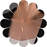 Erimberate Bohemian Leaf Pearl Choker Necklace Gold Leaf Pendant Necklace Tiny Feather Pearl Collar Necklace Metal Leaf Necklace Jewelry for Women Gifts