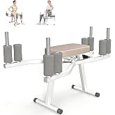 Hip Abductor and Adductor Machine for Home Gym | Seated Inner and Outer Thigh Machine, Glute Workout Equipment for Leg &amp; Hip Strength Training, Adjustable Resistance