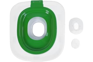 AYNEFY Cat Toilet Training Kit,Reusable Professional Kitty Toilet Trainer Urinal Seat Cat Toilet Trainer Seat Potty Removable Pet Toilet Training Tray for Home Pet Shop (Green)