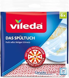 Vileda Spültuch 34x34 cm, 6er Pack