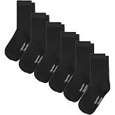 Organic Basics Unisex Core Cotton Crew Socks 6-pack