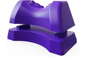 BONSAI WELLNESS Occipital Release Tool 2.0 - Cervical Traction for Neck and Shoulder Pain Chiropractic Alignment Pivot Device for Trigger Point Therapy Headaches Migraine and Stress (Lilac)