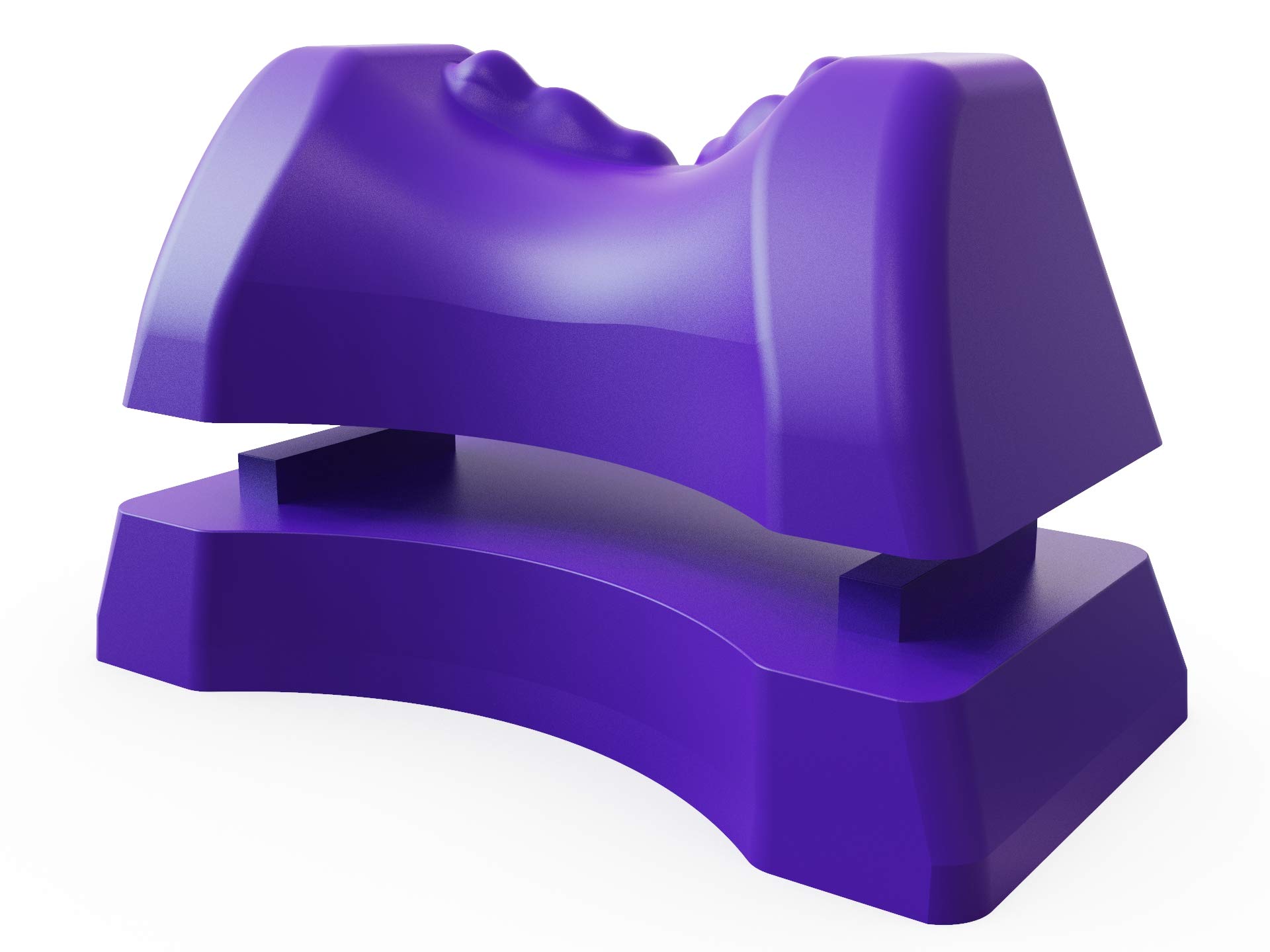 Photo 1 of BONSAI WELLNESS Occipital Release Tool 2.0 - Cervical Traction for Neck and Shoulder Pain Chiropractic Alignment Pivot Device for Trigger Point Therapy Headaches Migraine and Stress (Lilac)