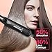 Steam Hair Straightener Professional Vapor Flat Iron for Black Hair - Salon Straightening 1.25inch Ceramic Tourmaline for Dry&Wet Hair, ETL Approval