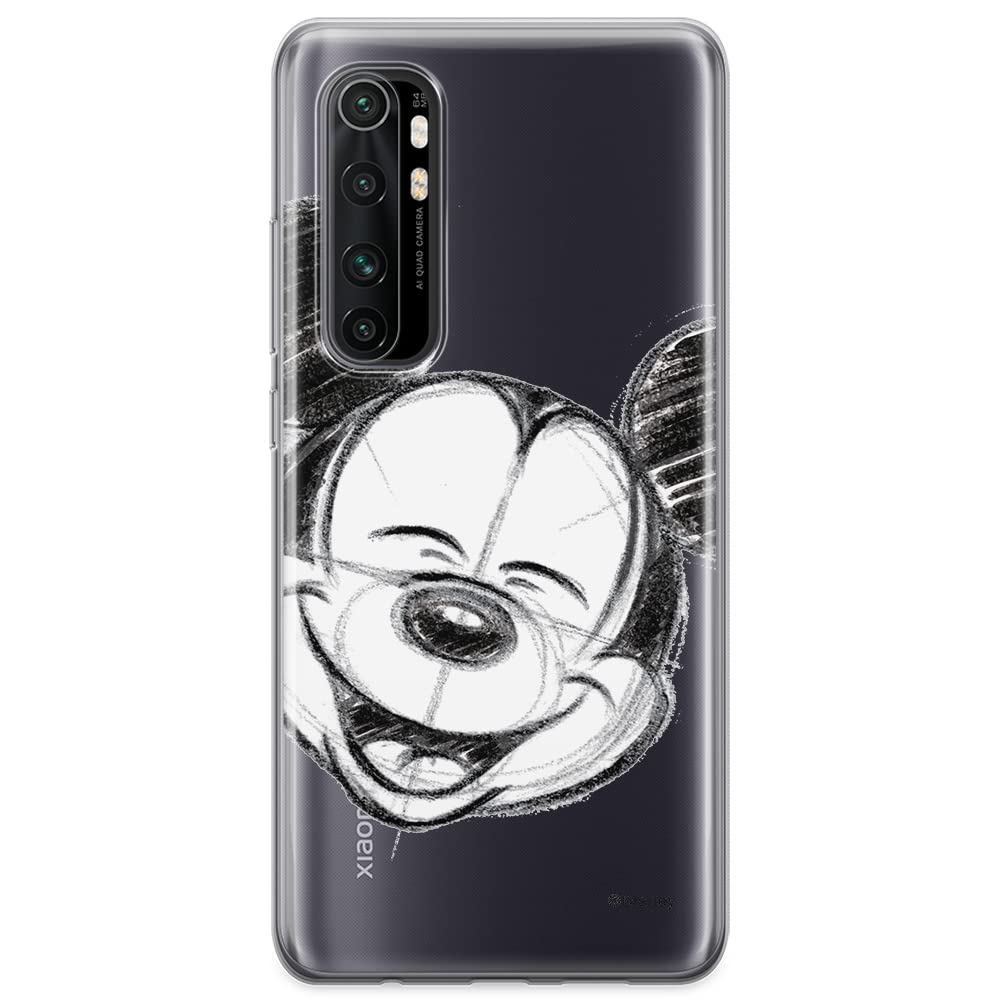 ERT GROUP mobile phone case for Xiaomi MI NOTE 10 Lite original and officially Licensed Disney pattern Mickey 016 optimally adapted to the shape of the mobile phone, partially transparent