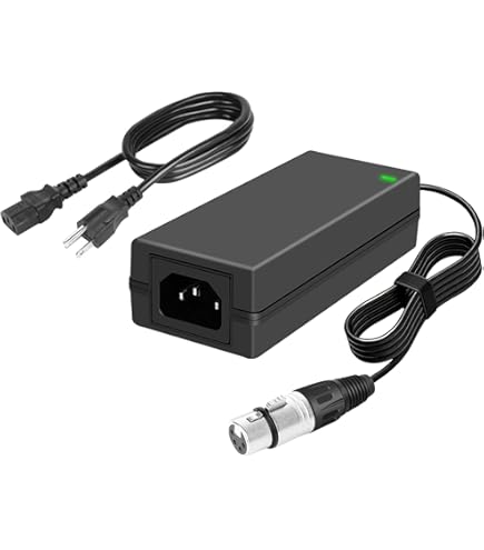 Eonvic製 XLR 4Pin AC/DC電源(16V 10A) Amazon.com : Eonvic 16V 10A XLR 4 Pin Female AC DC Power Supply