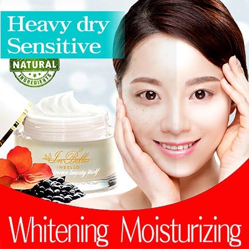 Inbello Black Bean Hidratante Cream 50ml, Ultra High Moisture Facial Cream With Natural Ingredients, Advanced and Perfect Moisturizer For All Skin and Very Dry Skin