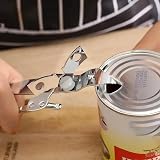 AEX Stainless Steel Butterfly Can Opener with Non-Slip Handle UK Portable view 5