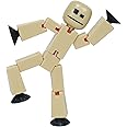Zing StikBot Single Pack - Includes 1 StikBot - Collectible Action Figures and Accessories, Stop Motion Animation, Ages 4 and Up (Sand)