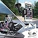 TidalTek Cell Phone Car Mount + USB Charger Adapter. Air Vent/Windshield 2-in-1 Smartphone/GPS Holder w/3-Sided Grip Cradle. Fits iPhone 8/7/7+/6S/6+/5S, Samsung Galaxy S5/S6/S7/S8, Google, LG & More