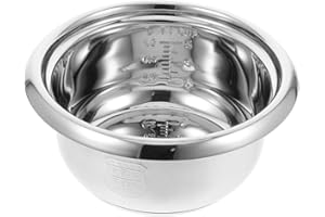 Alipis Rice Cooker Liner Rice Cooking Pot Accessories Inner Pot Liner Silver Stainless Steel