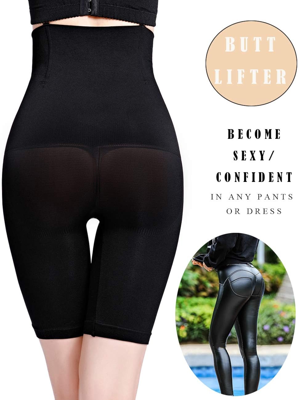 iWoo Culotte Gainante Invisible Femme Taille Haute Ventre ...
