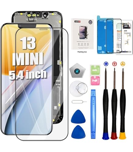 Replacement Blue Back Glass Replacement For IPhone 13 Mini - With Pre-Cut Adhesive Iphone 13 Back Glass