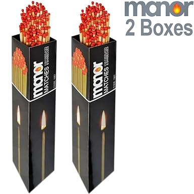Manor 270 Extra Long Matches For Stoves Bbq Open Fires And