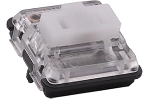 COISUIM Kailh PG1350 Choc V1 70PCS Mechanical Keyboard Switch kailh Low Profile switches Chocolate Mechanical Keyboard Switch RGB SMD 5-Pin Kailh Switches (White,70Pcs)