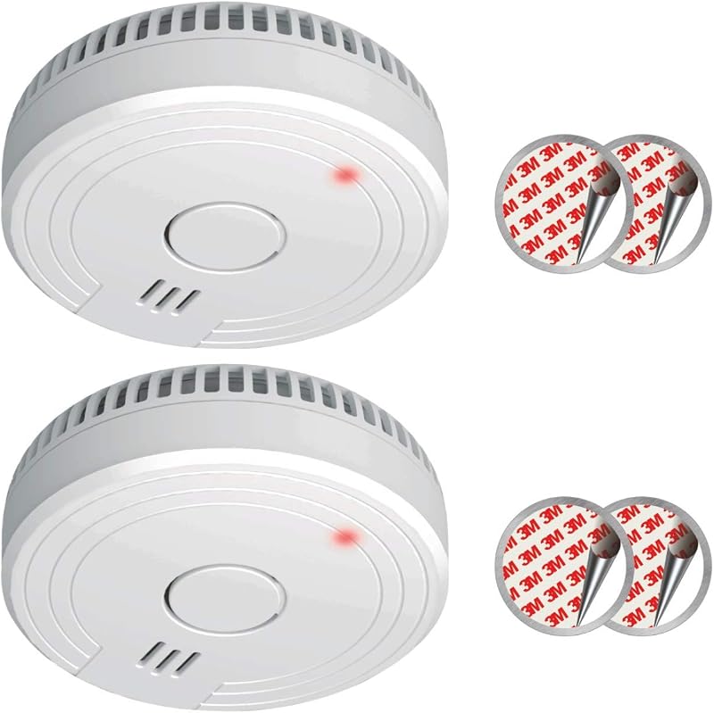 ELRO FS1805 2-Piece Smoke Alarm Set Magnetic Mounting Kit 5-Year Battery
