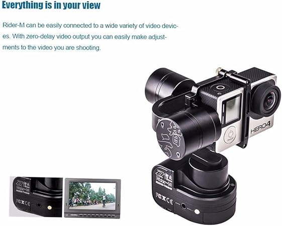 Amazon Com Zhiyun Z1 Rider M Wg Wearable 3 Axis Brussless Gopro Camera Gimbal Stabilizer For Gopro Hero 6 5 4 3 3 Support App Remote Control Upgraded Version Of Zhiyun Z1 Rider2 Camera Photo