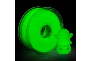 ISANMATE 3D Printer Filament, PLA Filament Glow in The Dark, 1.75mm Dimensional Accuracy +/- 0.03 mm, 1 kg Spool