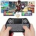 Wireless Keyboard with Backlight,Mini Remote Keyboard with LED Backlit 2.4GHz Portable Rechargable Keyboard with Touchpad Mouse for Android TV Box,PC,PAD,Xbox