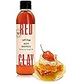 Red Clay Hot Honey - Gluten Free - Paleo Spicy Honey - 100% Pure, Raw Wildflower Honey - Infused Honey with Habanero Peppers - Sweet with a Kick of Heat - Great for Spicy Pizza Topping & More - 9 oz