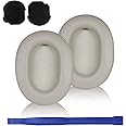 Adhiper Replacement Ear Pads Compatible with Sony WH-1000XM5(WH1000XM5) Headphones, XM5 Replacement Earpads with Protein Leather & Soft Memory Foam (Gray)