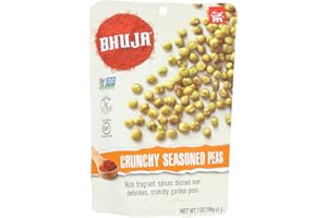 Bhuja Crunchy Seasoned Peas 7 oz each (1 Item Per Order)