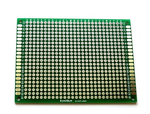 10PCS Double-Side Prototype PCB Universal Printed Circuit Board Universal PCB Circuit Board (6x8cm)