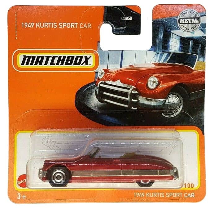 Matchbox - 1949 Kurtis Sport Car - MBX 28/100 - HFR38 - Short Card - Superfast - Lesney - Mattel 2022