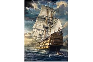 Dxles 1000 Piece Jigsaw Puzzle, The Great Voyage Puzzle for Adults and Kids Children Educational Toys