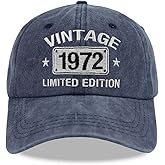 Vintage 1974 1973 1972 1971 1970 1969 1968 1967 1966 1965 Limited Edition Adjustable Embroidered Baseball Cap