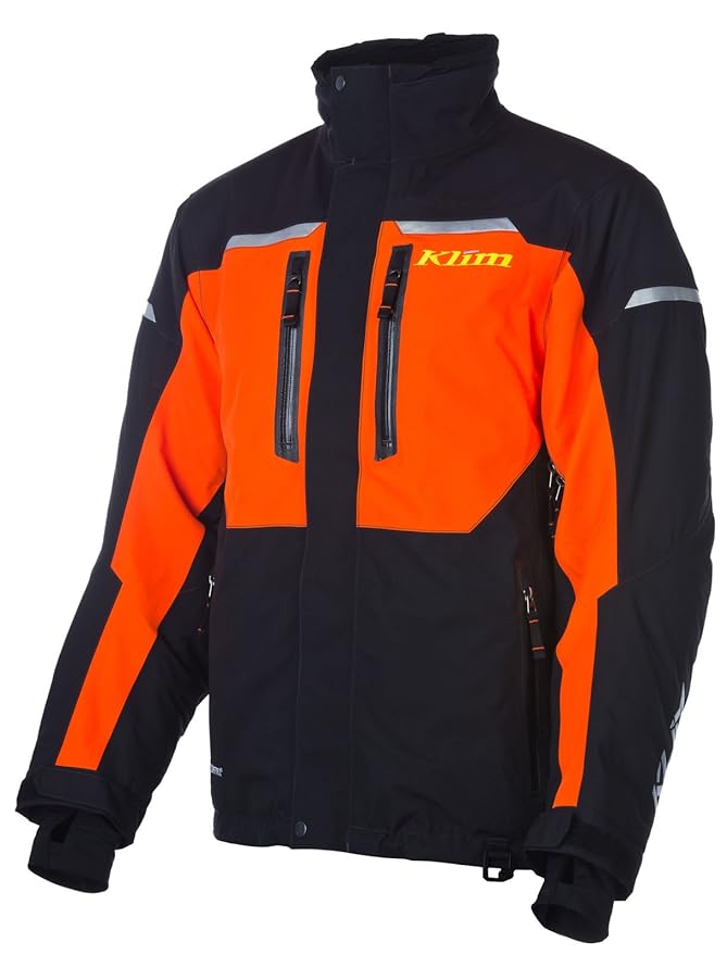 Klim Keweenaw Parka Men's Ski Snowmobile Jacket Orange