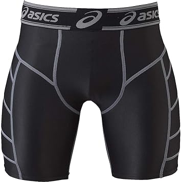 Amazon Asics アシックス 野球 スライディングパンツ スパッツ ハーフ 一般 ブラック L Baq008 Asics アシックス パンツ