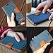 GOOSPERY Canvas Wallet for Samsung Galaxy Note 8 Case (2017) Denim Stand Flip Cover with 4 Gifts (Navy) NT8-CAN/GF-NVY