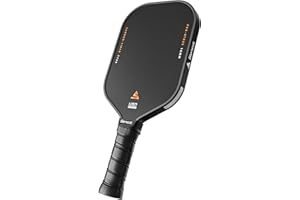 Sioncot Thermoformed Carbon Fiber Pickleball Paddle - Textured Grip, Larger Sweet Spots for Max Spin, Control & Power - 16mm Polypropylene Honeycomb Core for All Skill Levels, 8.0 oz