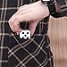 Omaky Fidget Cube Relieves Stress and Anxiety for Children and Adults, White/Black