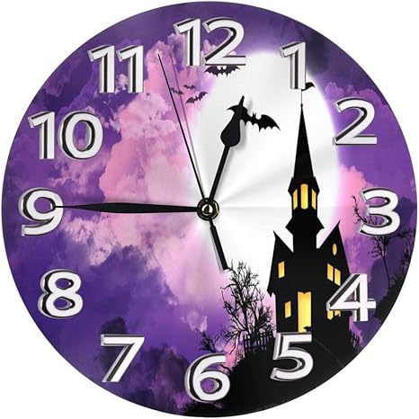 Amazon Co Jp 掛け時計 壁掛け時計 城の絵のハロウィーンシルエット かけ時計 おしゃれ 耐久性 静音 音無し シンプル デザイン 連続秒針 電池式 直径25cm 寝室 部屋装飾 オフィス 丸形 時計 ホーム キッチン Amazon Co Jp 掛け時計 壁掛け時計 城の絵のハロウィーンシルエット かけ時計 おしゃれ 耐久性 静音 音無し シンプル デザイン 連続秒針 電池式 直径25cm 寝室 部屋装飾 オフィス 丸形 時計 ホーム キッチン